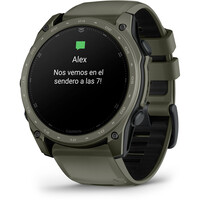Garmin pulsómetros con gps tactix 8 Verde Cerakote  51 mm, AMOLED, 10