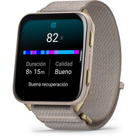 Garmin smartwatch Venu X1 dorado con correa de nailon Comf 08