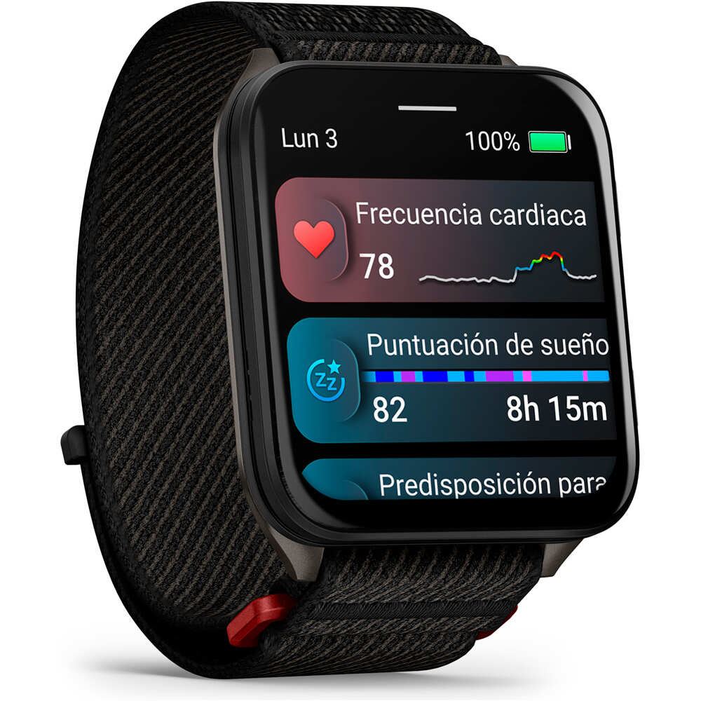 Garmin smartwatch Venu X1 Negro correa ComfortFit negra 03