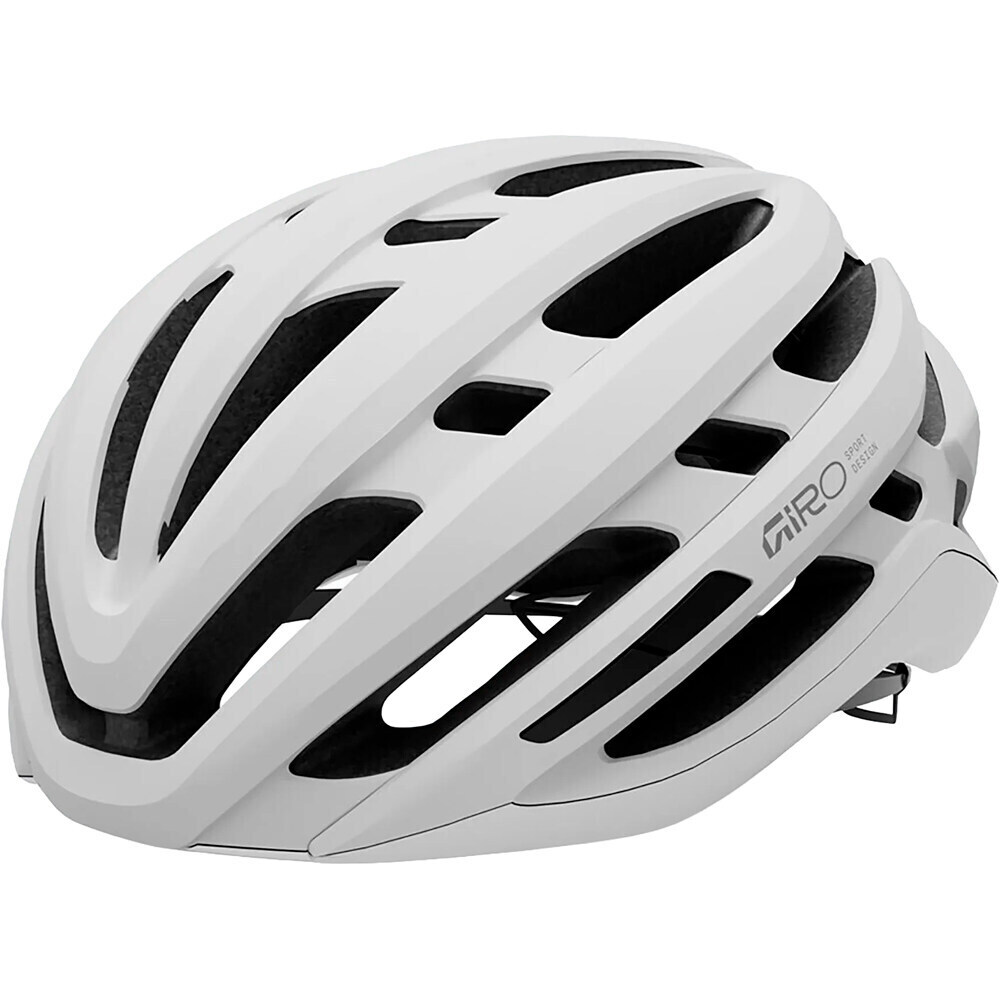 Giro casco bicicleta AGILIS MIPS EU MATTE WHITE vista frontal