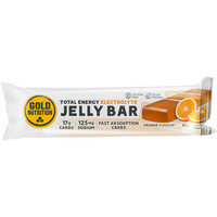 Gold Nutrition barritas energéticas JELLY BAR ELECTROLYTE ORANGE vista frontal