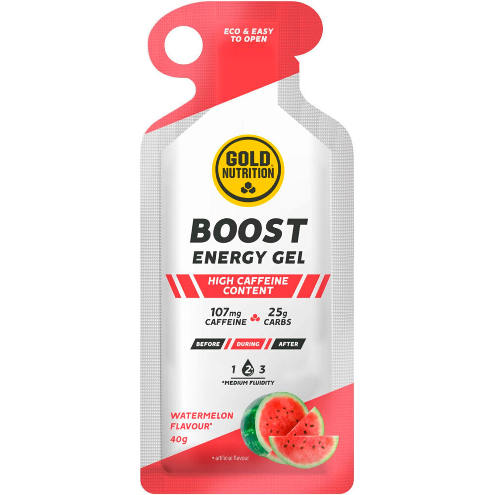 Gold Nutrition energía instantánea CAJA_BOOST GEL WATERMELON - 40 G 01
