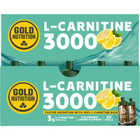 Gold Nutrition L-Carnitina L-CARNITINE 3000 MG LEMON - 20 VIALS vista frontal