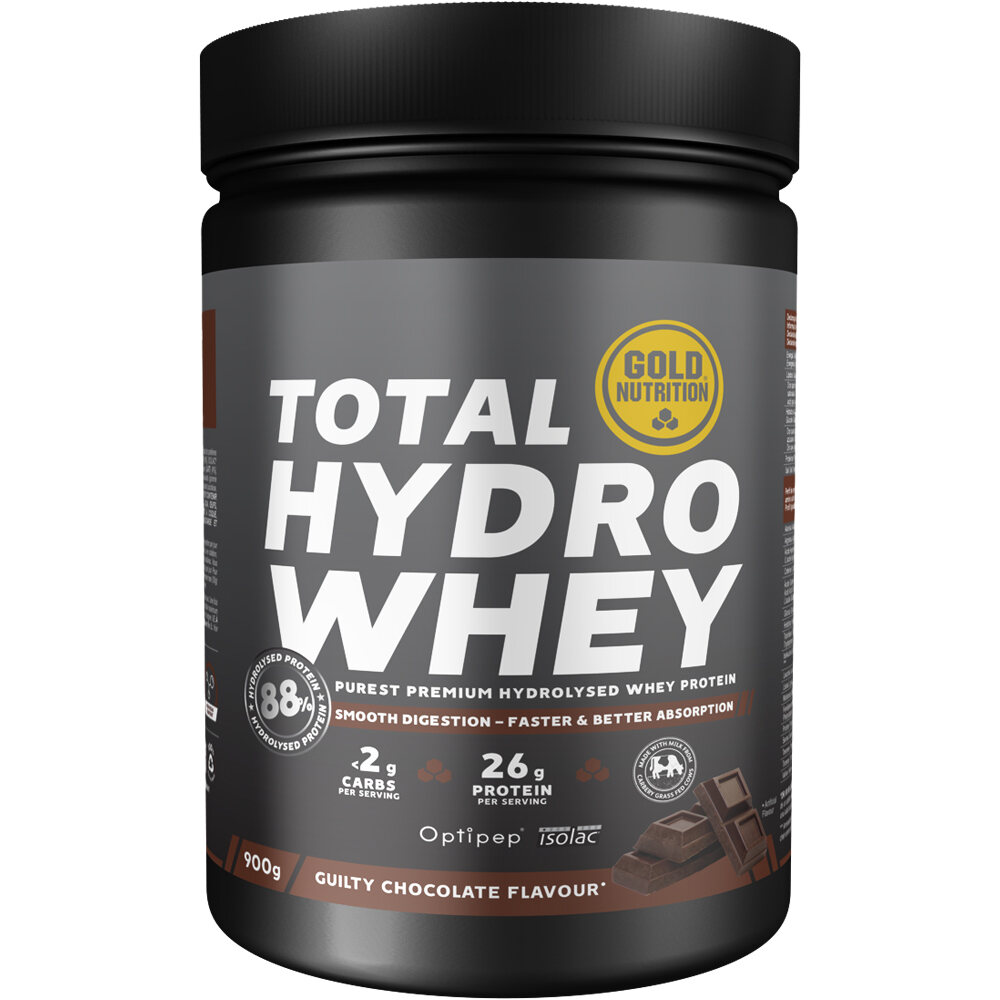 Gold Nutrition proteínas TOTAL HYDRO WHEY CHOCOLATE - 900 G vista frontal