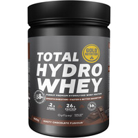Gold Nutrition proteínas TOTAL HYDRO WHEY CHOCOLATE - 900 G vista frontal