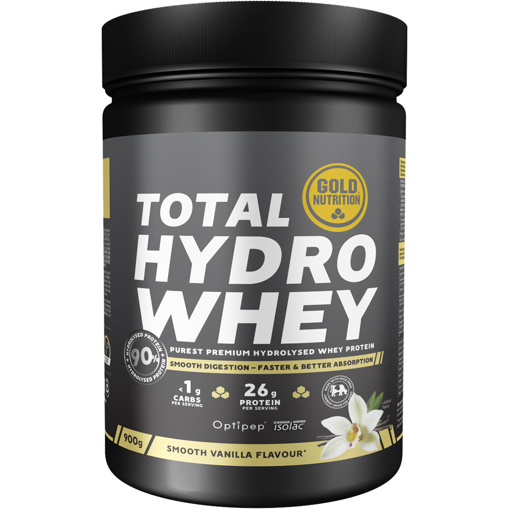 Gold Nutrition proteínas TOTAL HYDRO WHEY VAINILLA - 900 G vista frontal