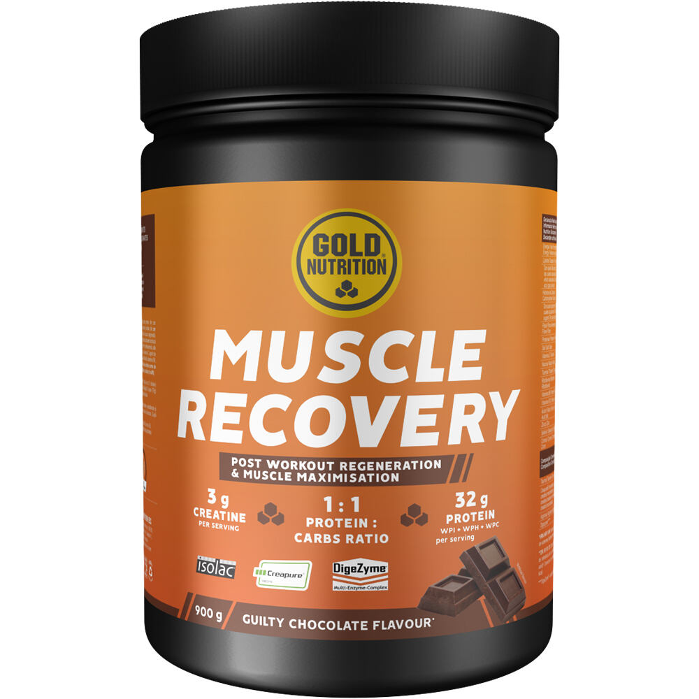 Gold Nutrition Recuperacion MUSCLE RECOVERY CHOCOLATE - 900 G vista frontal