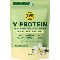Gold Nutrition Vegano V-PROTEIN VANILLA - 720 G vista frontal
