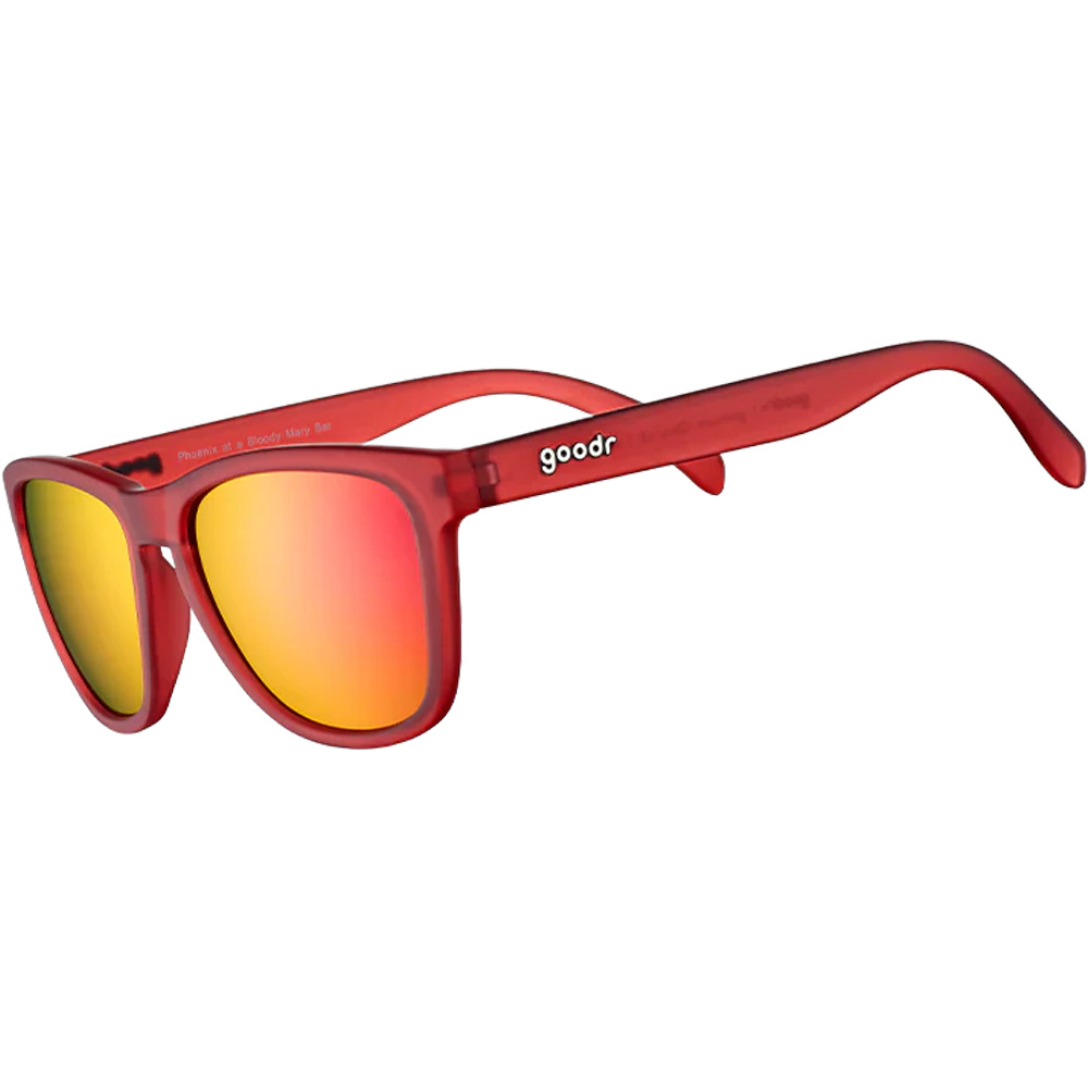 Goodr gafas deportivas Phoenix at a Bloody Mary Bar vista frontal