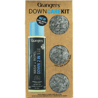 Grangers artículos limpieza montaña Down Care Kit vista frontal