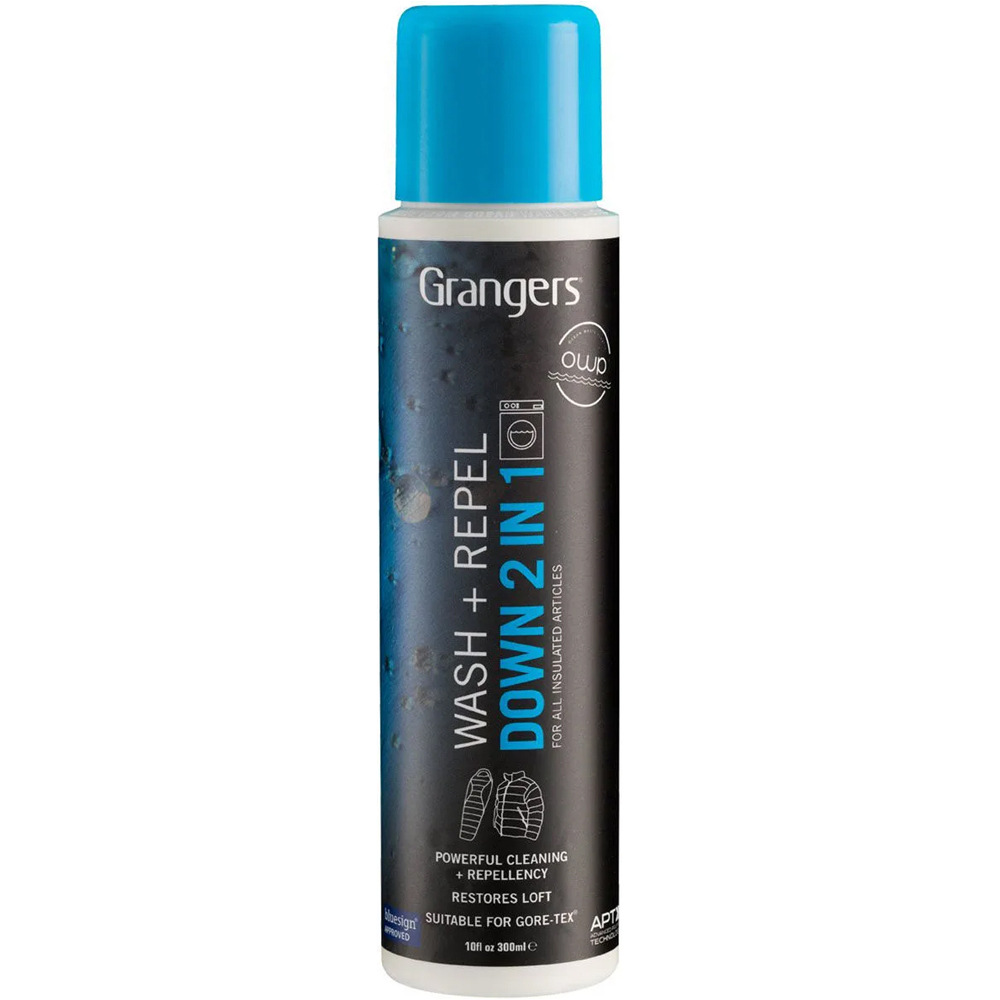 Grangers artículos limpieza montaña Wash + Repel Down 2 in 1 vista frontal