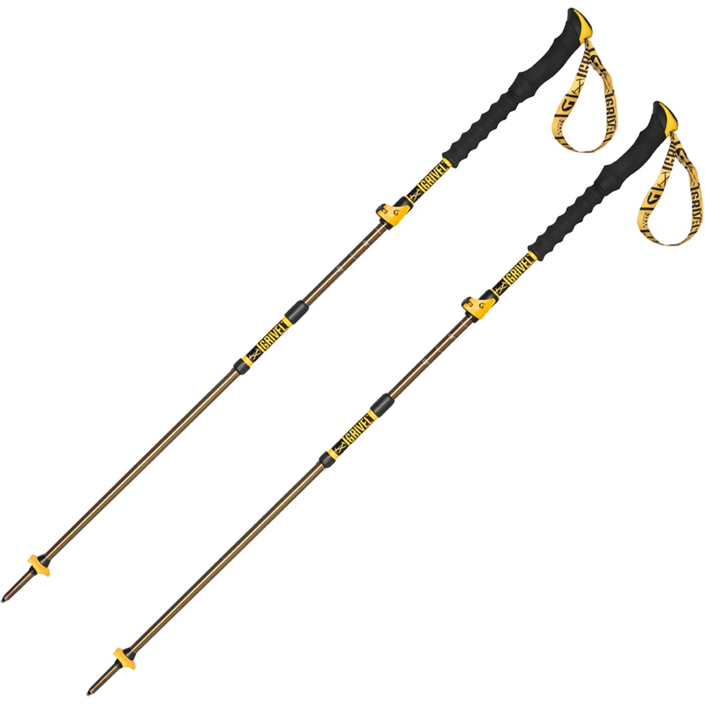 Grivel bastón travesía montaña TRAIL VARIO bastn regul. 2 arande (par) vista frontal