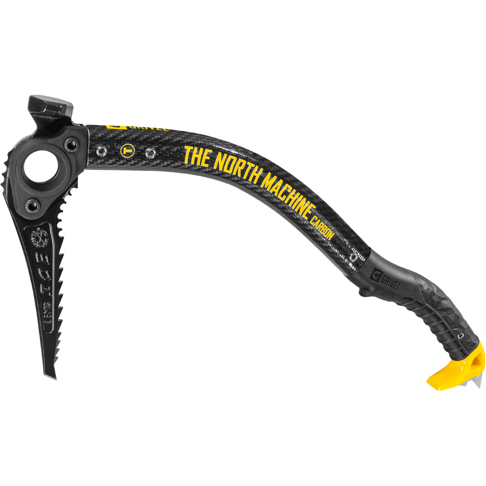 Grivel piolet tracción THE NORTH MACHINE CARBON Ice Vario + maz vista frontal