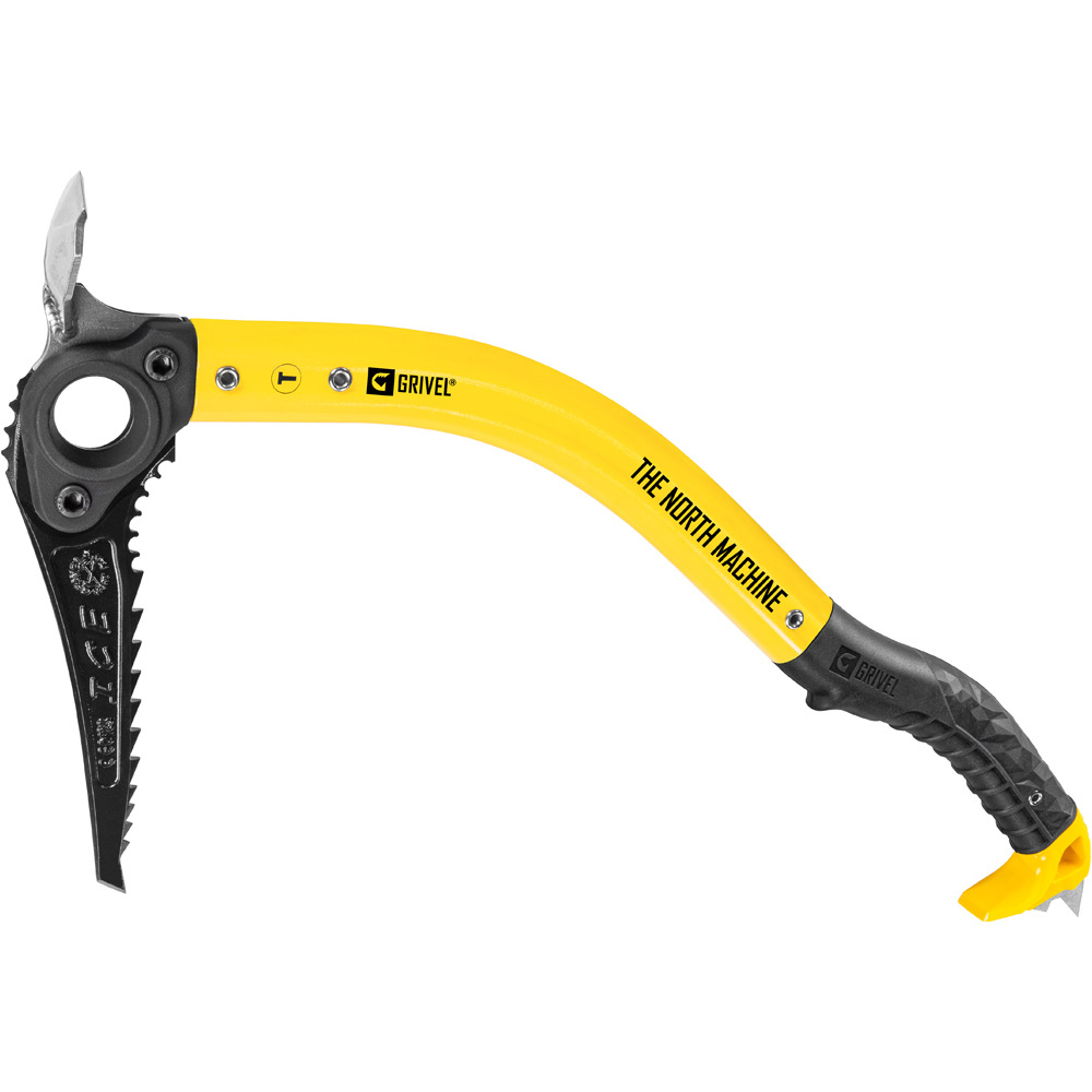Grivel piolet tracción THE NORTH MACHINE Ice Vario + pala CE vista frontal