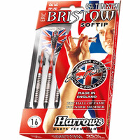 Harrows dardos SOFT ERIC BRISTOW 95% TUGSTEN vista frontal