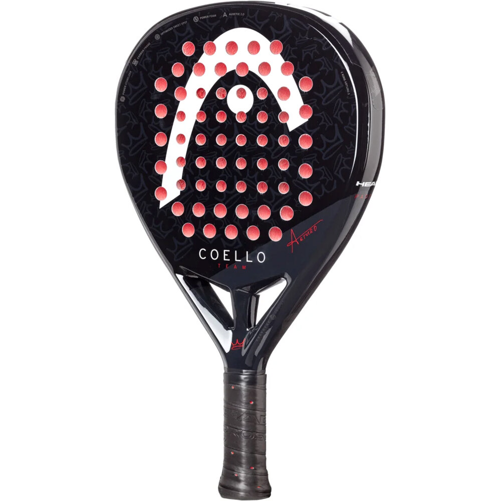 Head pala pádel adulto COELLO TEAM vista frontal