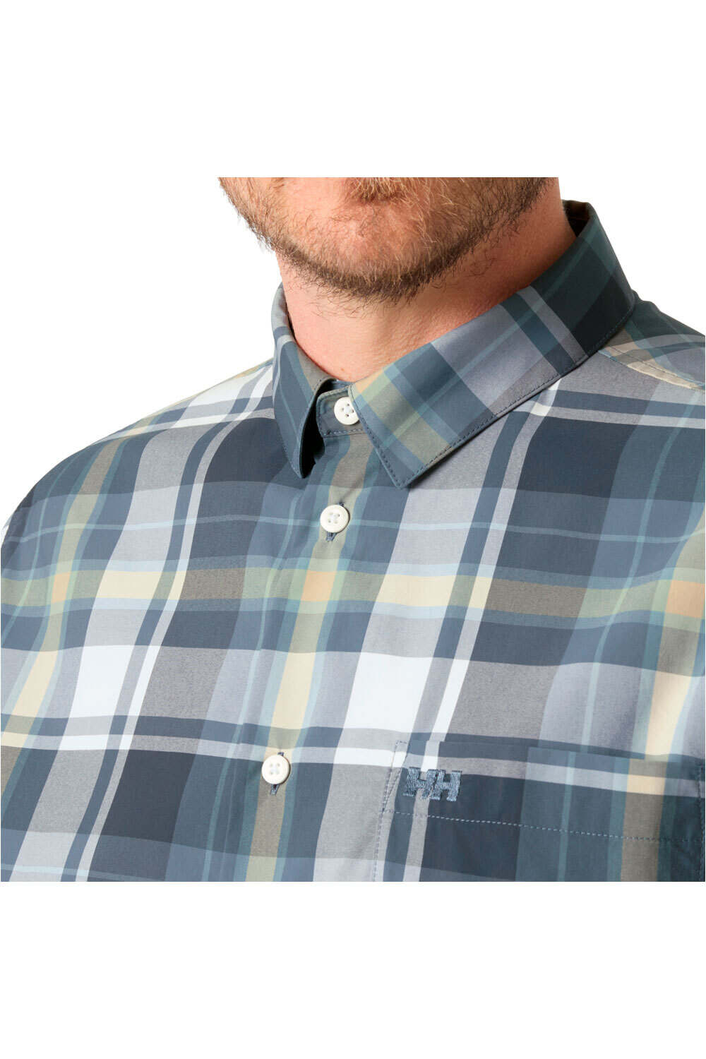 Helly Hansen camisa manga corta hombre FJORD QD SS SHIRT 2.0 vista detalle