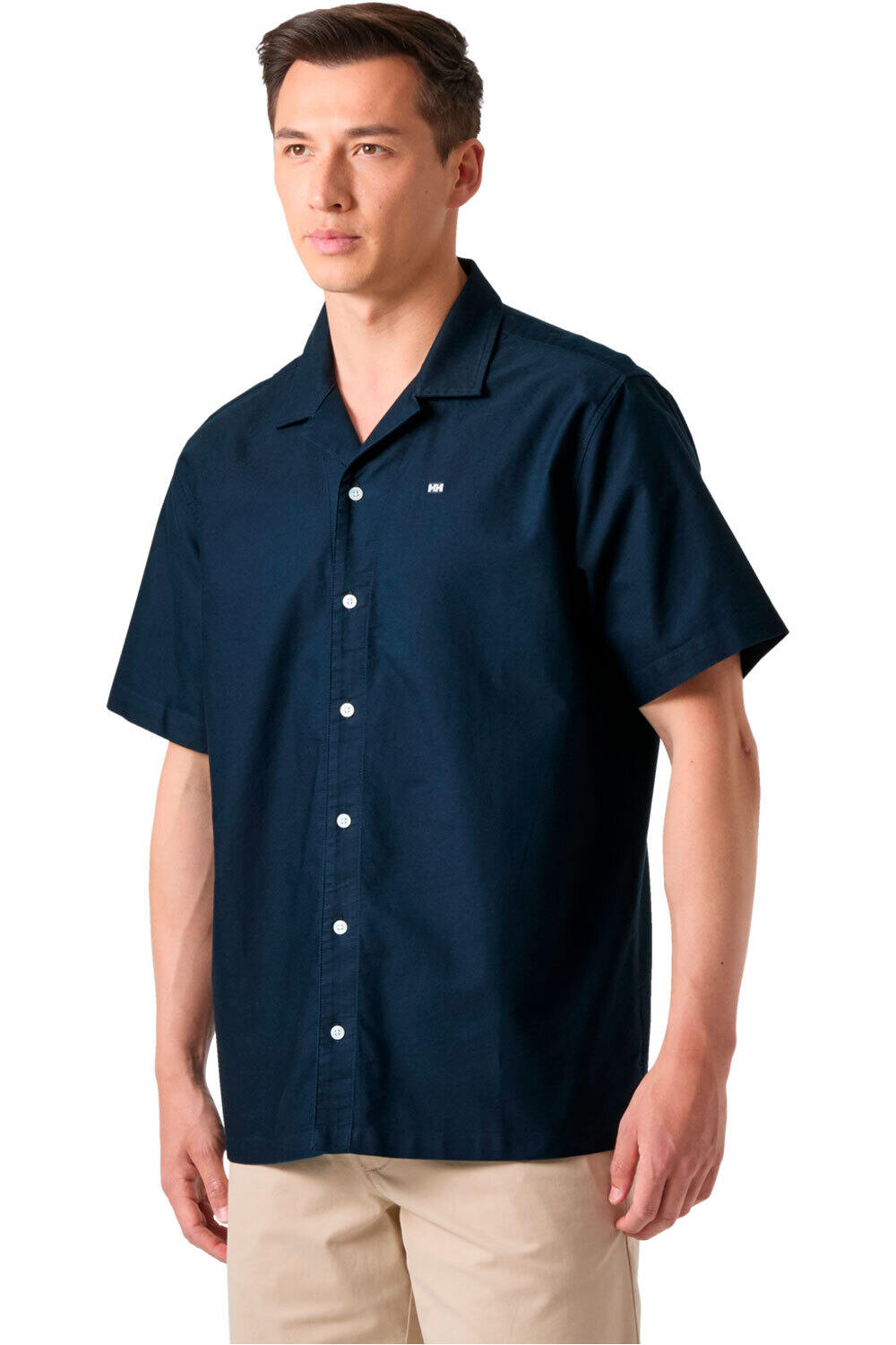 Helly Hansen camisa manga corta hombre SHORE SS SHIRT vista frontal