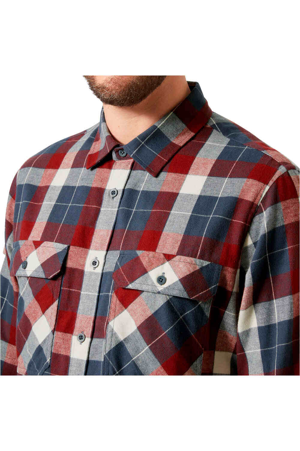 Helly Hansen camisa montaña manga larga hombre LOKKA FLANNEL LS SHIRT vista detalle