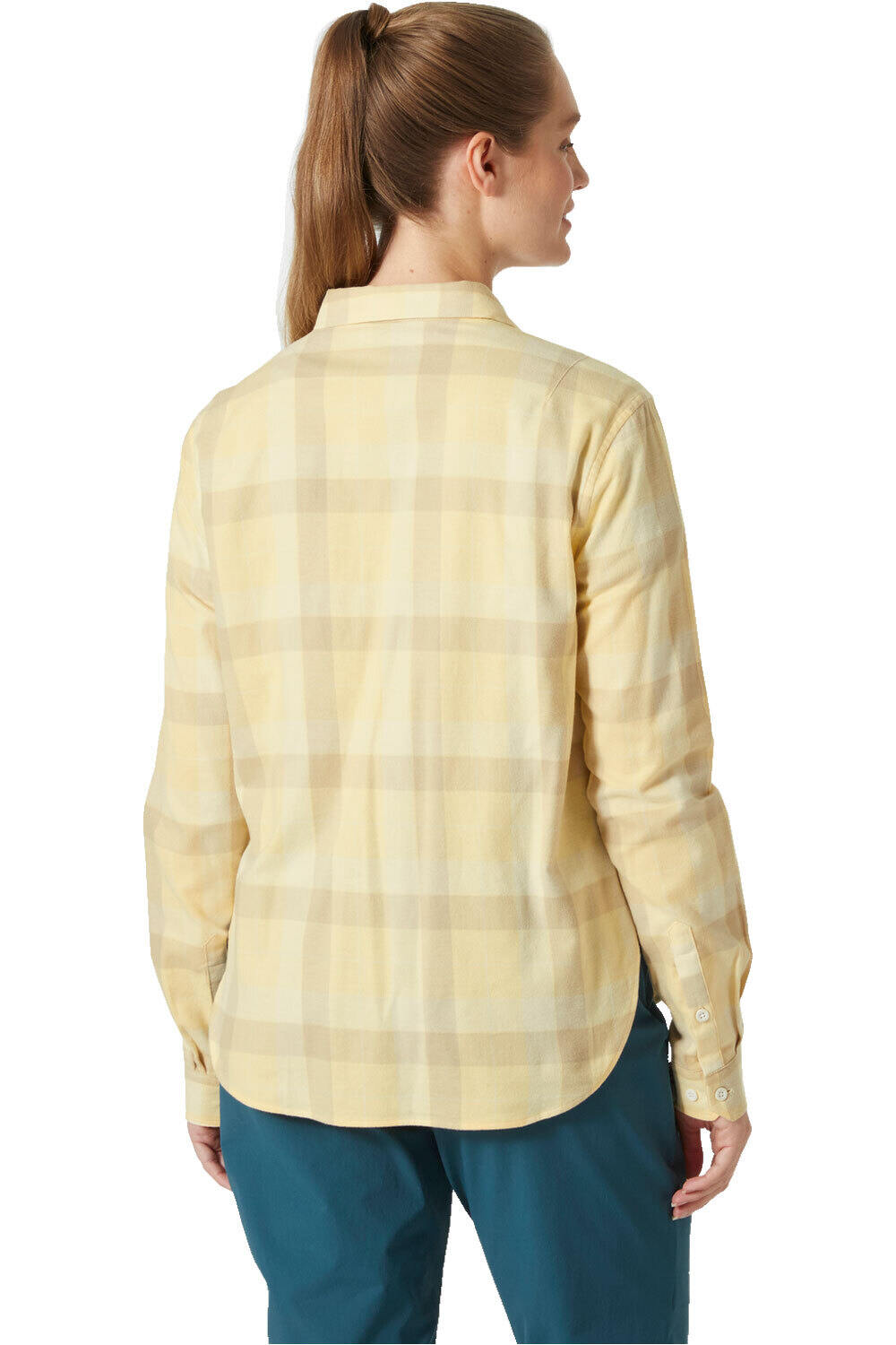 Helly Hansen camisa montaña manga larga mujer W LOKKA FLANNEL LS SHT vista trasera