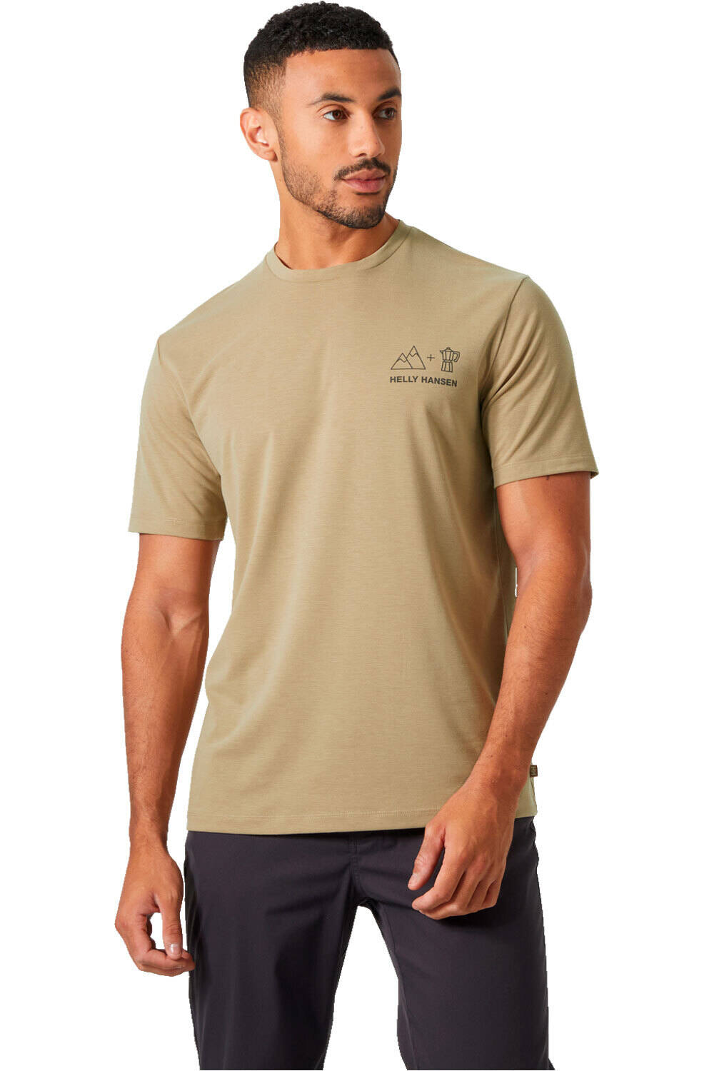 Helly Hansen camiseta montaña manga corta hombre SKOG GRAPHIC T-SHIRT vista frontal