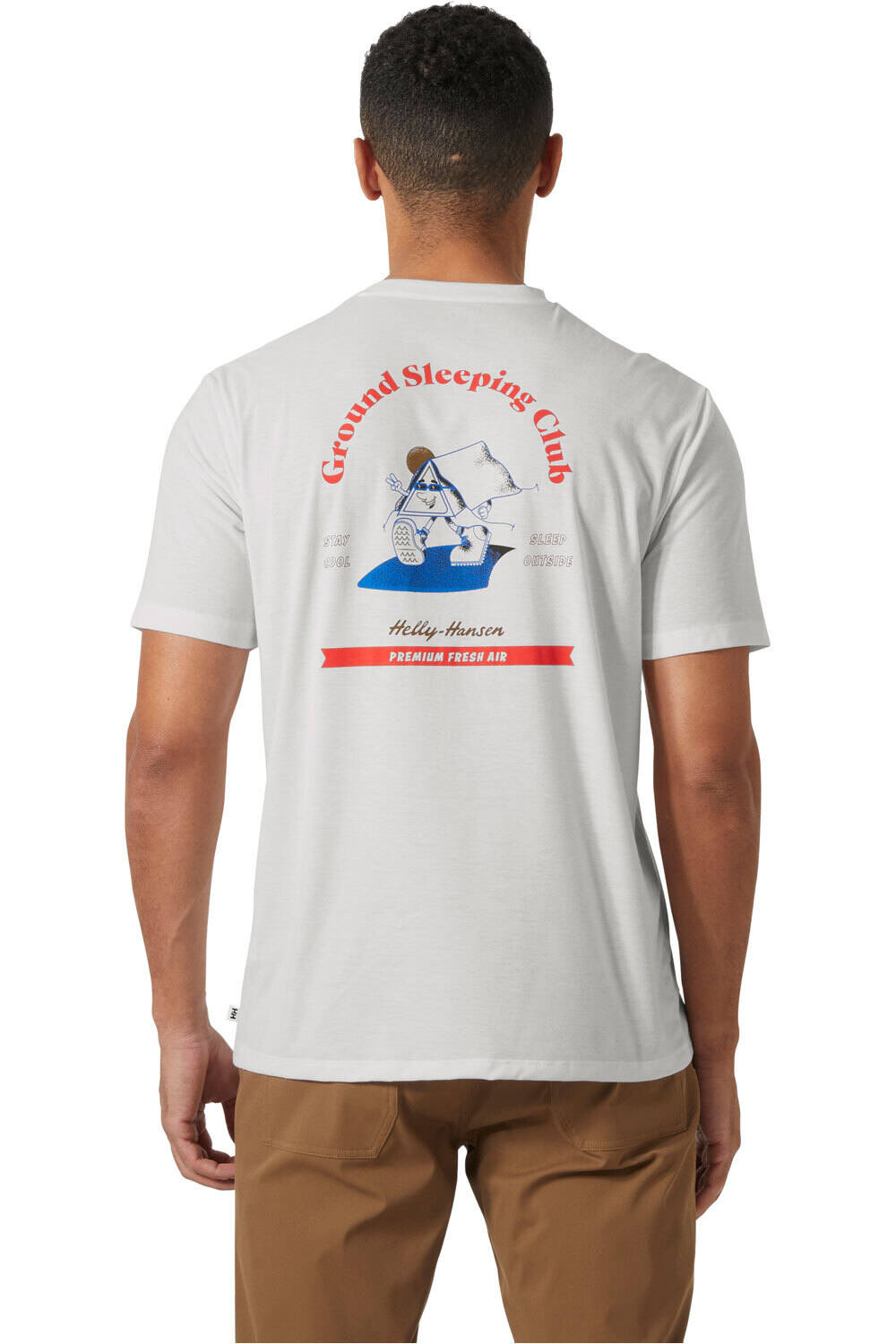 Helly Hansen camiseta montaña manga corta hombre SKOG GRAPHIC T-SHIRT vista trasera