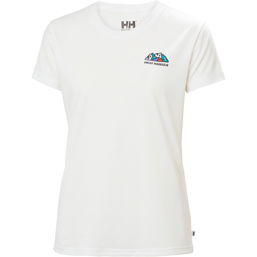 Helly Hansen camiseta montaña manga corta mujer W SKOG GRAPHIC TEE 03