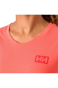 Helly Hansen camiseta montaña manga corta mujer W SKOG GRAPHIC TEE vista detalle
