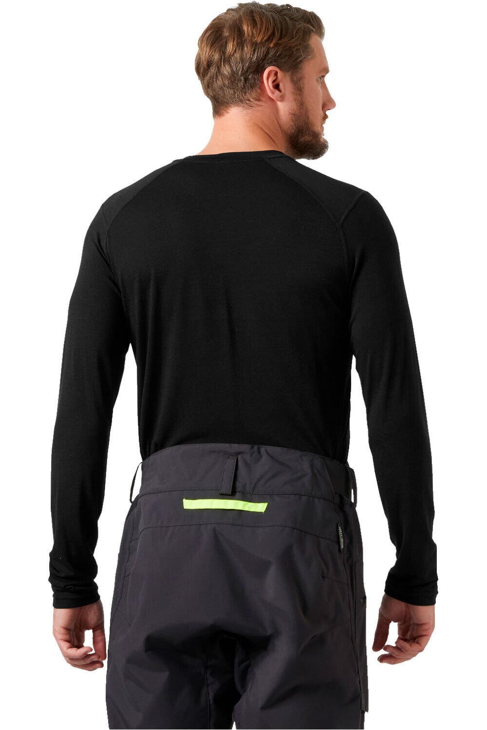 Helly Hansen camiseta térmica manga larga hombre HH DURAWOOL LS HENLEY vista trasera