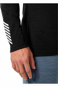 Helly Hansen camiseta térmica manga larga hombre LIFA MERINO MIDW LOGO vista detalle