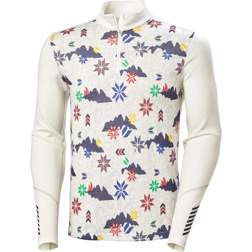 Helly Hansen camiseta térmica manga larga hombre LIFA MERINO MIDWEIGHT 1/2 ZIP 04