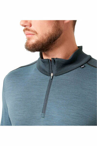 Helly Hansen camiseta térmica manga larga hombre LIFA MERINO MIDWEIGHT 1/2 ZIP vista detalle