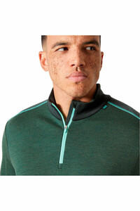 Helly Hansen camiseta térmica manga larga hombre LIFA MERINO MIDWEIGHT 1/2 ZIP vista detalle