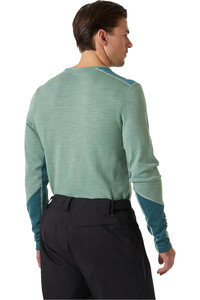 Helly Hansen camiseta térmica manga larga hombre LIFA MERINO MIDWEIGHT CREW vista trasera