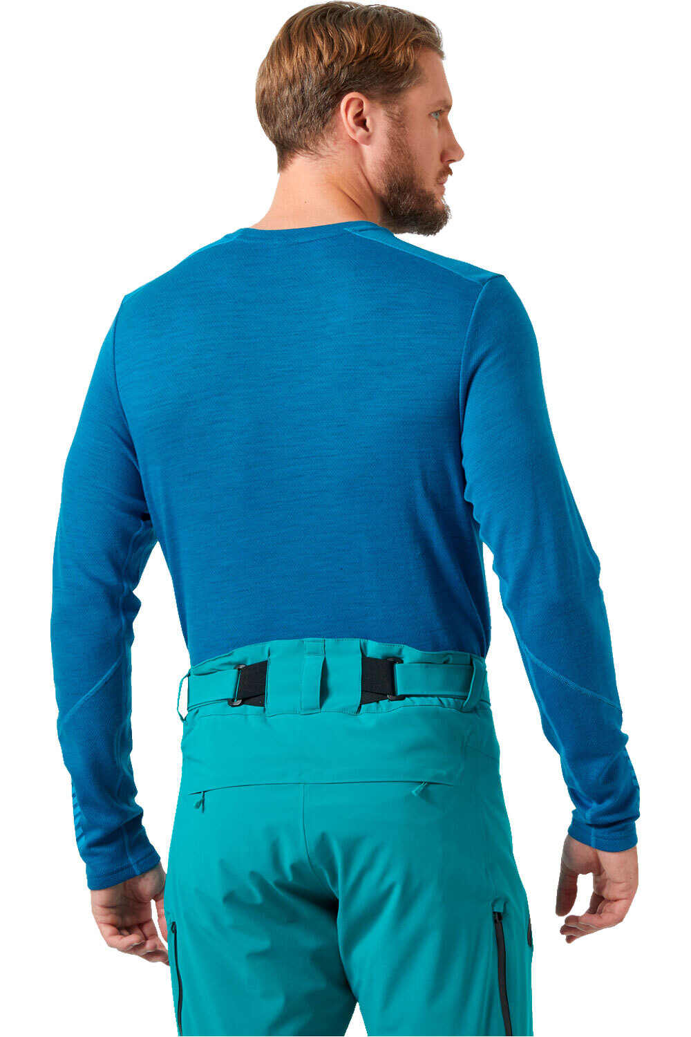 Helly Hansen camiseta térmica manga larga hombre LIFA MERINO MIDWEIGHT CREW vista trasera