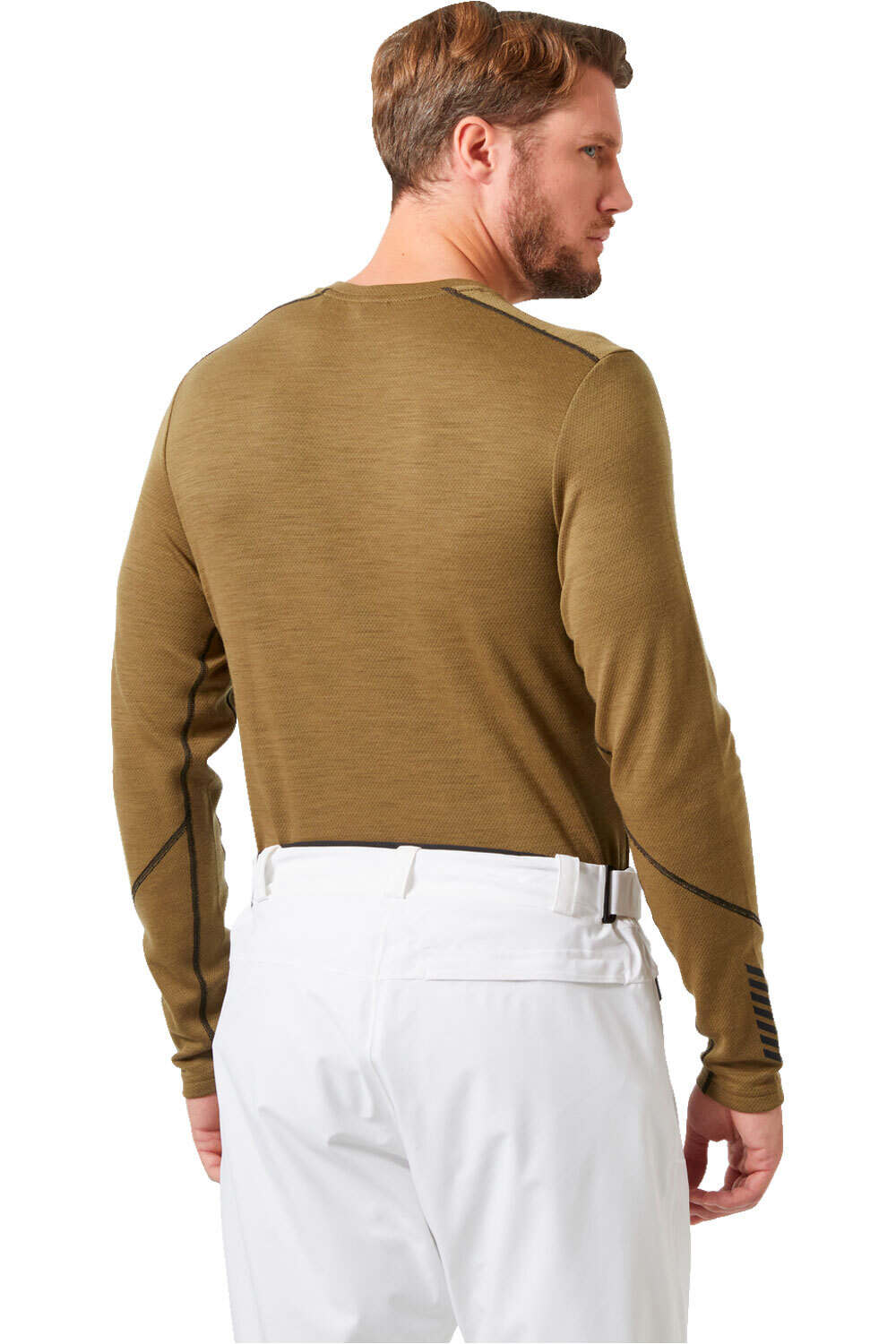Helly Hansen camiseta térmica manga larga hombre LIFA MERINO MIDWEIGHT CREW vista trasera