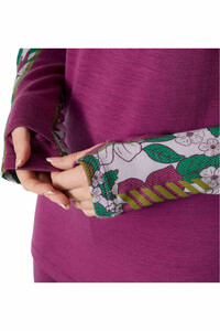 Helly Hansen camiseta térmica manga larga mujer W LIFA MERINO MIDW BLC HOODIE 03