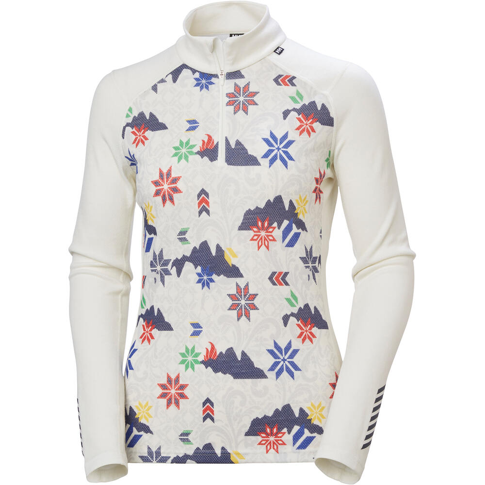 Helly Hansen camiseta térmica manga larga mujer W LIFA MERINO MIDW GRA 1/2 ZIP 04