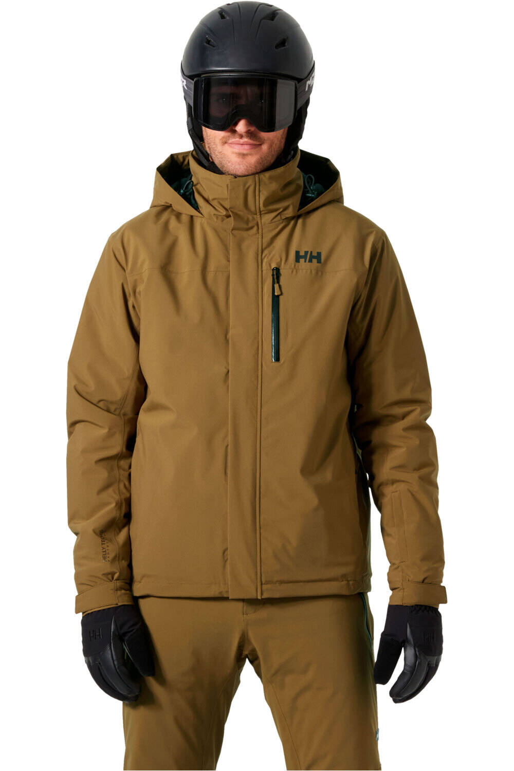 Helly Hansen chaqueta esquí hombre CREWSER JACKET SEPIA vista frontal