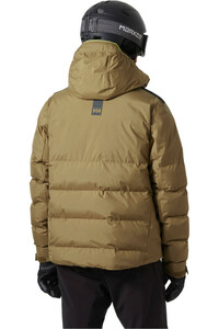 Helly Hansen chaqueta esquí hombre KVITFJELL RACE PUFFY JACKET SEPIA vista trasera