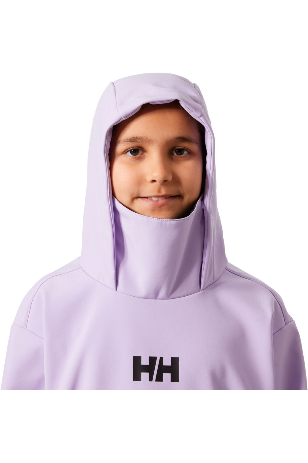 Helly Hansen chaqueta esquí infantil JR POWDER SOFTSHELL HOODIE vista detalle