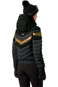 Helly Hansen chaqueta esquí mujer W IMPERIAL SHORT PUFFY JACKET BLACK vista trasera
