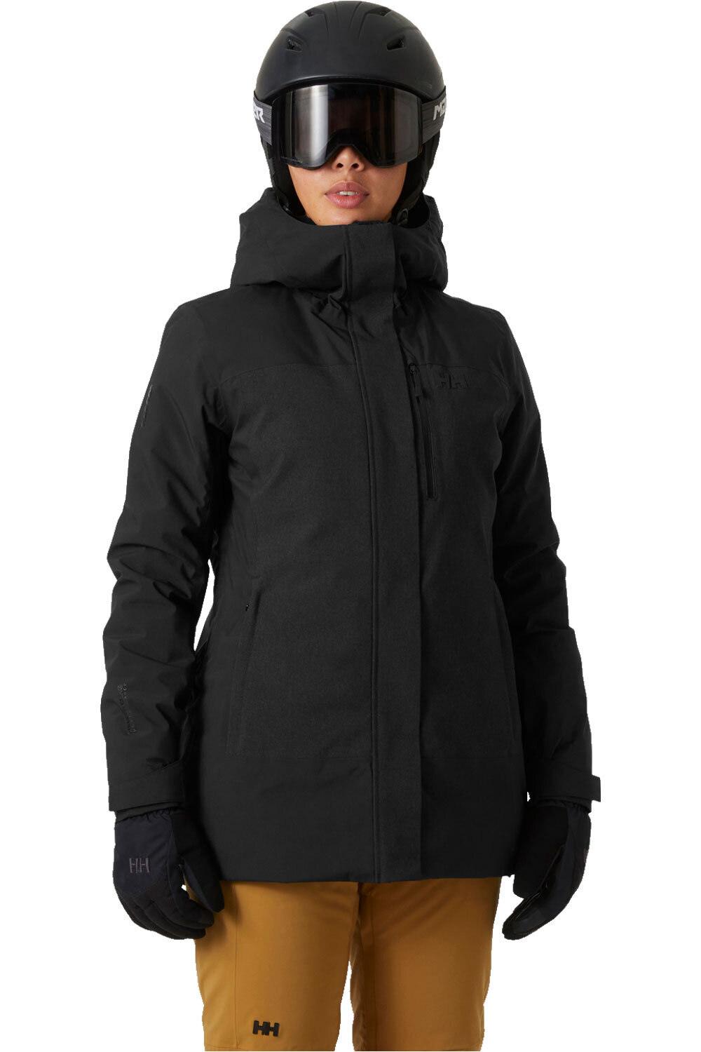 Helly Hansen chaqueta esquí mujer W SNOWPLAY LONG INS JACKET vista frontal