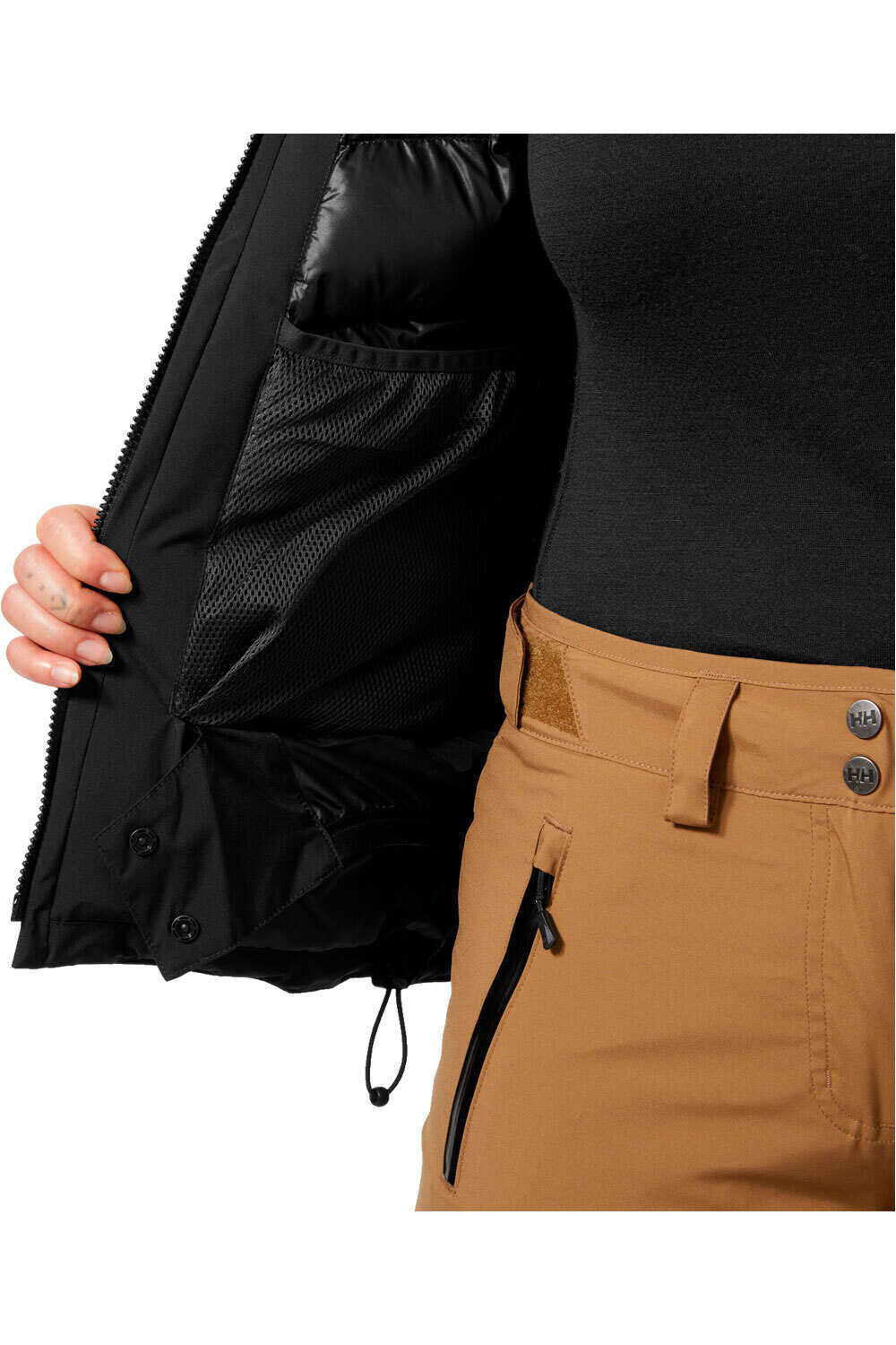 Helly Hansen chaqueta esquí mujer W VALDISERE 3.0 JACKET BLACK 06