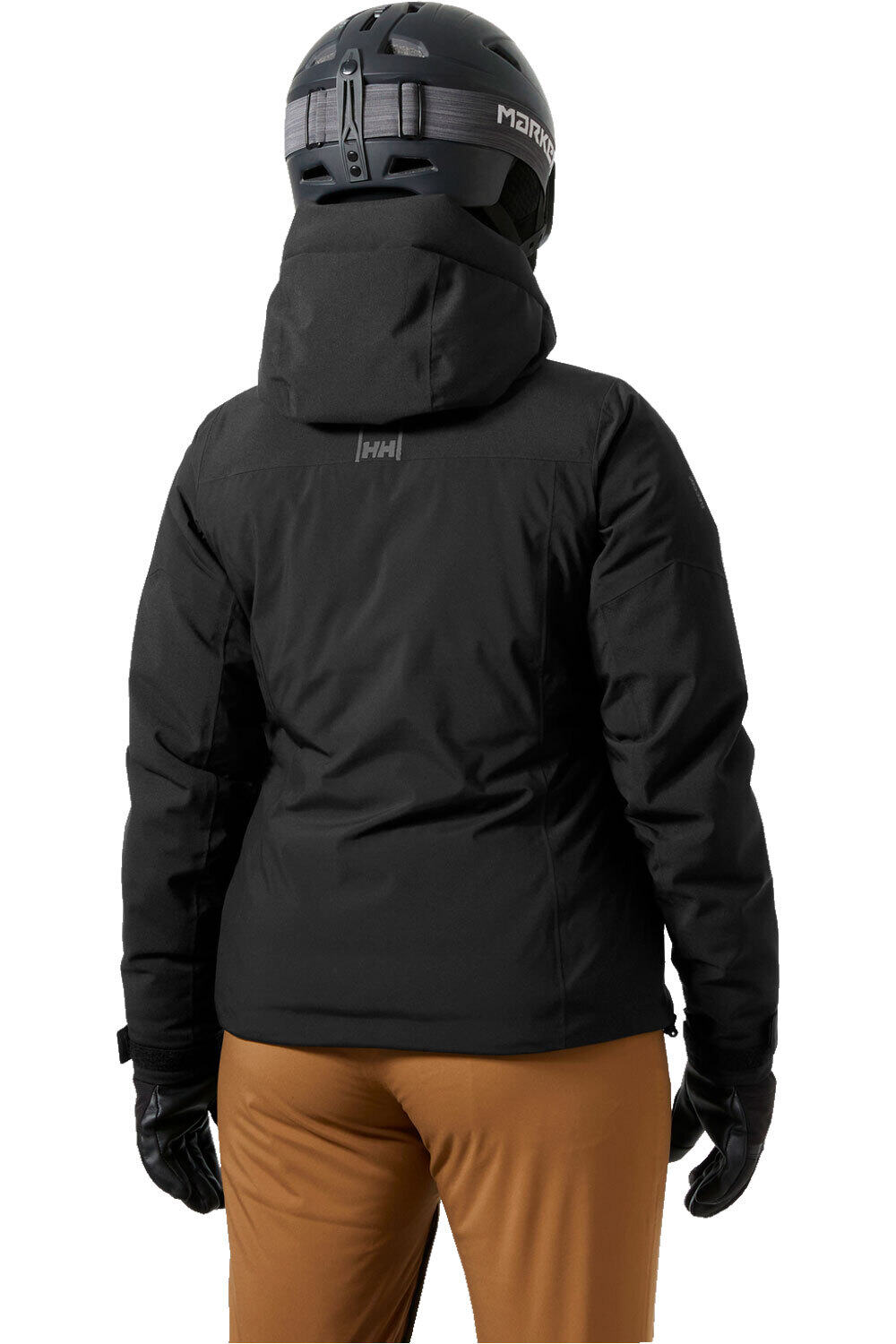 Helly Hansen chaqueta esquí mujer W VALDISERE 3.0 JACKET BLACK vista trasera