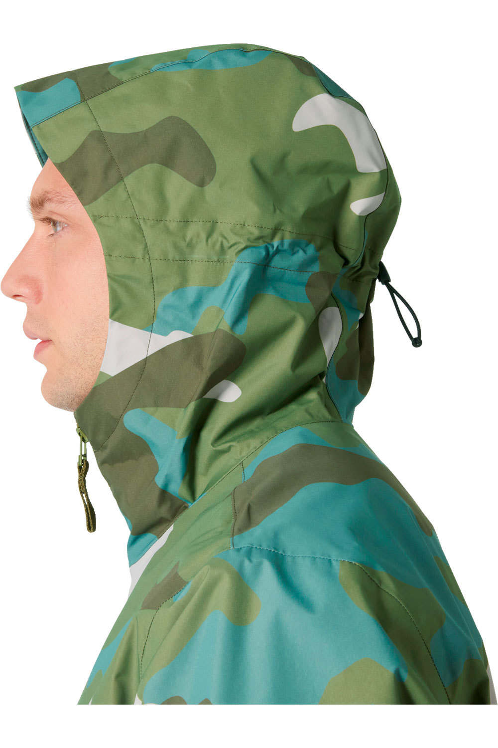 Helly Hansen chaqueta impermeable hombre CORE GRAPHIC RAIN JACKET vista detalle