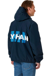 Helly Hansen chaqueta impermeable hombre CORE GRAPHIC RAIN JACKET vista trasera