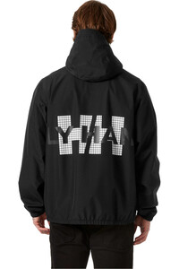 Helly Hansen chaqueta impermeable hombre CORE GRAPHIC RAIN JACKET vista trasera