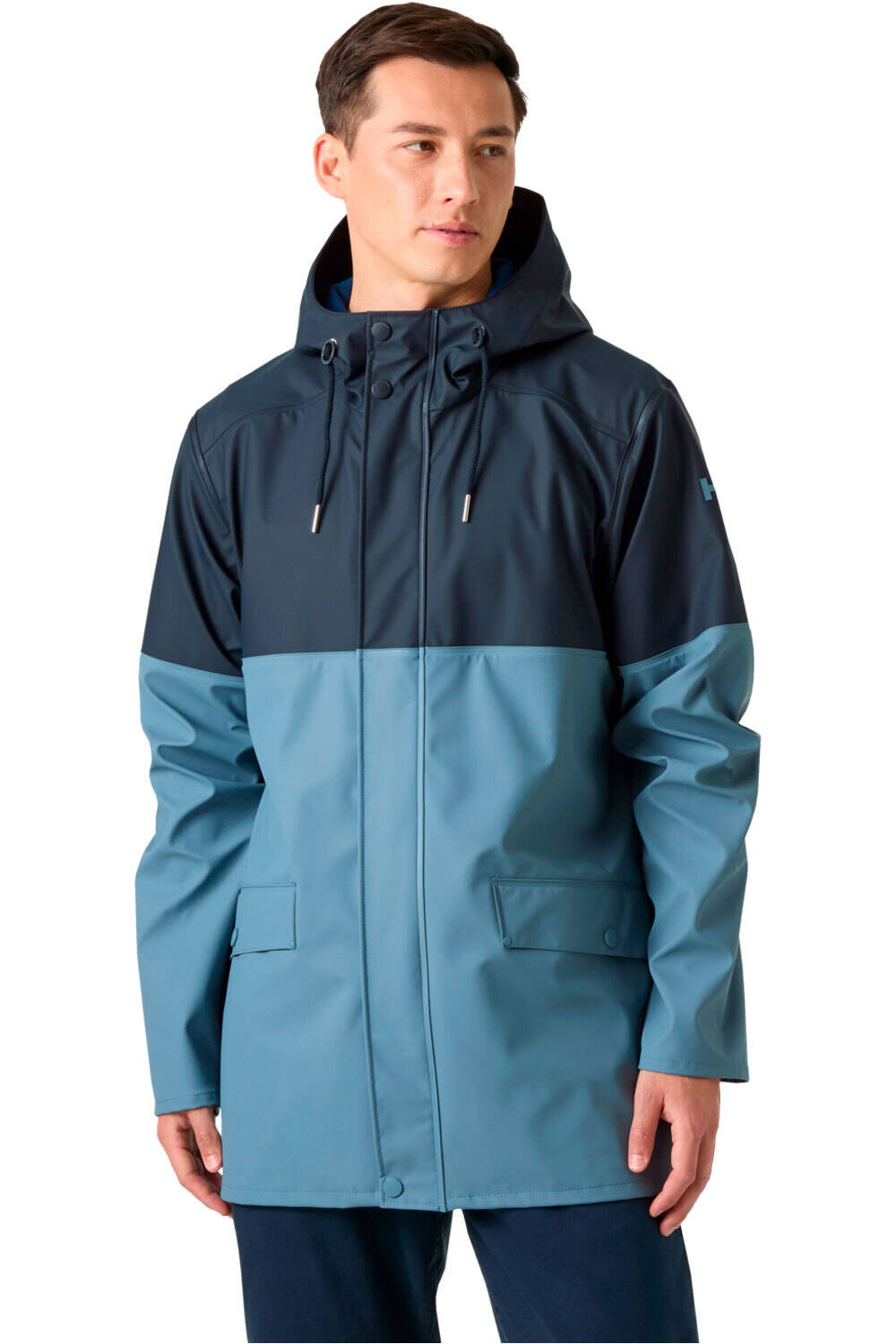 Helly Hansen chaqueta impermeable hombre MOSS BLOCK COAT vista frontal