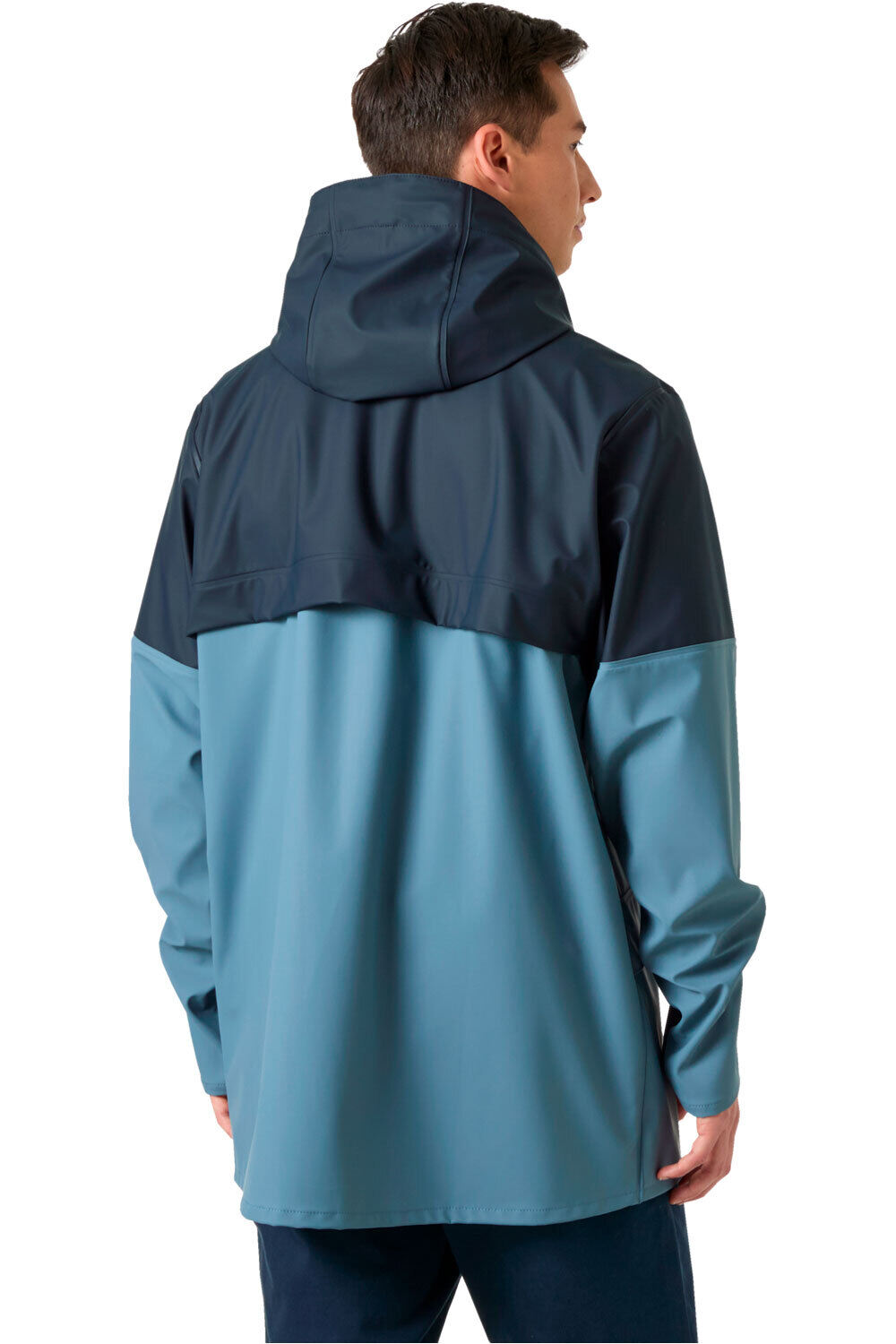 Helly Hansen chaqueta impermeable hombre MOSS BLOCK COAT vista trasera